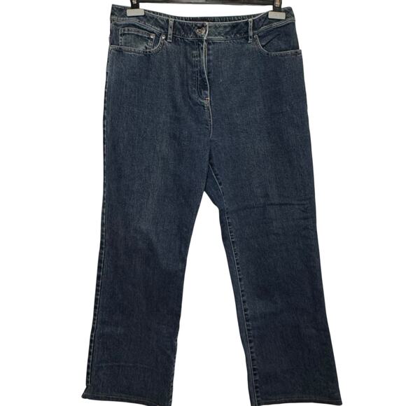 Brooks Brothers Denim - Brooks Brothers Women's Size 16 Medium Wash 5 Pocket Stretch Jeans